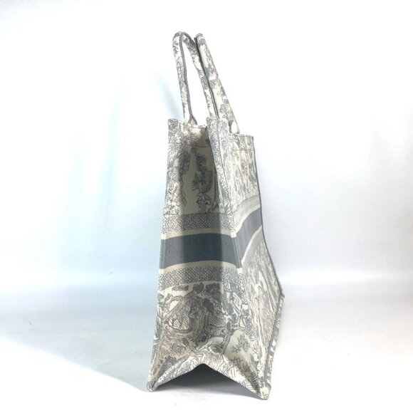 Dior M1286ZTDT_M20I Toile de Jouy embroidery book tote large Hand Bag Tote Bag - Picture 3 of 11